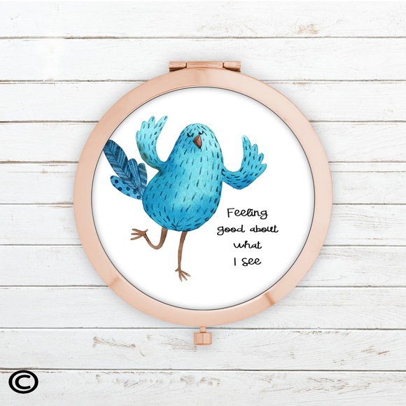 Funny Motivational Compact Mirrors